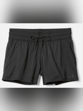 The North Face Black Athletic Drawstring Shorts Womens Size Large